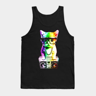 That Boombox Cat Tank Top